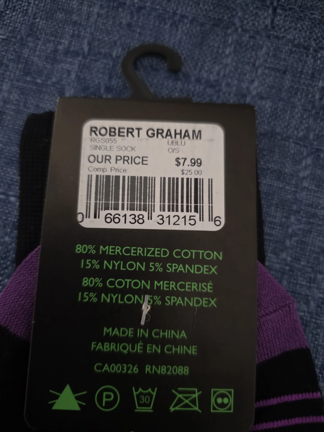 Robert Graham Skull Pattern Sock - photo 3
