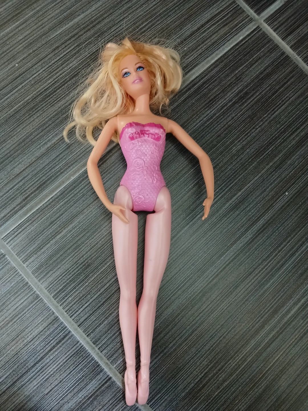 Barbie Doll - Has a pink marker stain on the back
