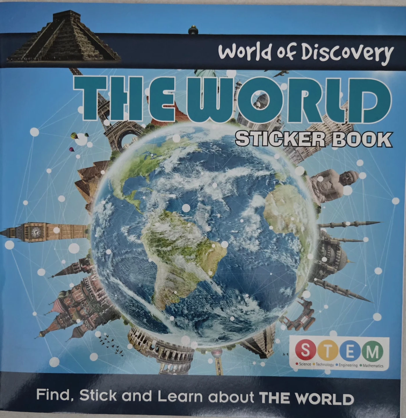 STEM Puzzle 500 piece World Map -  Educational Box Set
