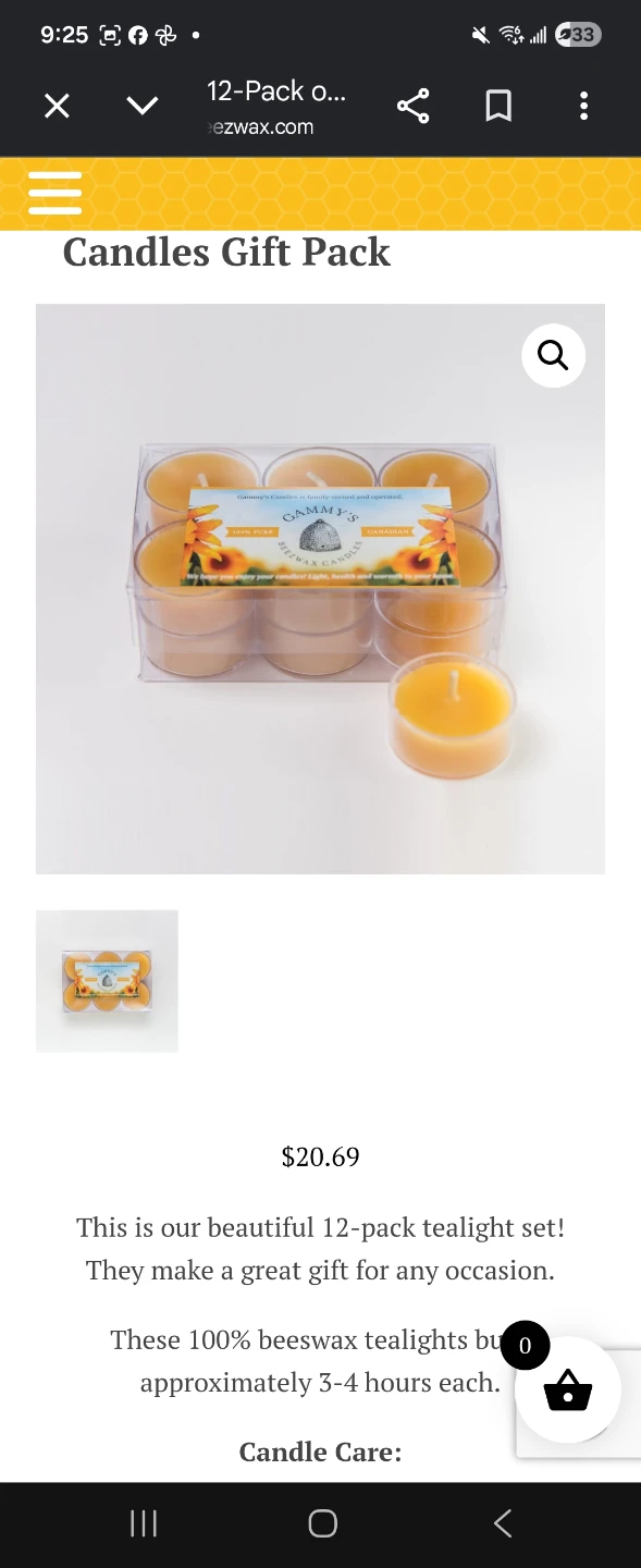 Gammy's beeswax tealight candles (9) - photo 2