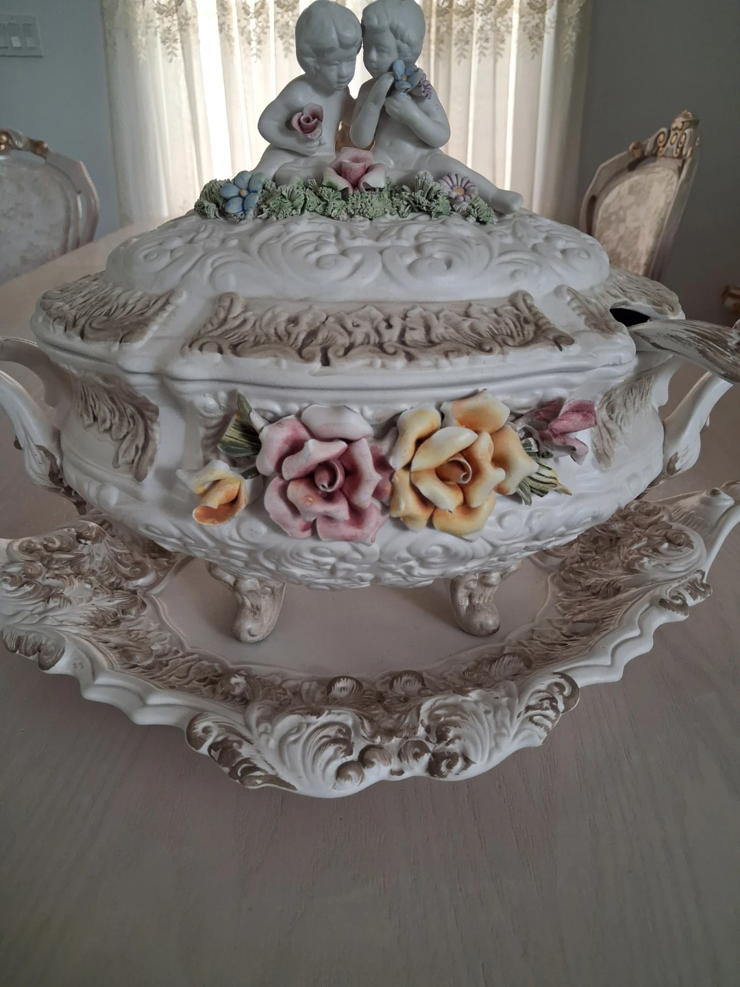 Brand new, very beautiful, handmade Italian soup bowl - photo 3