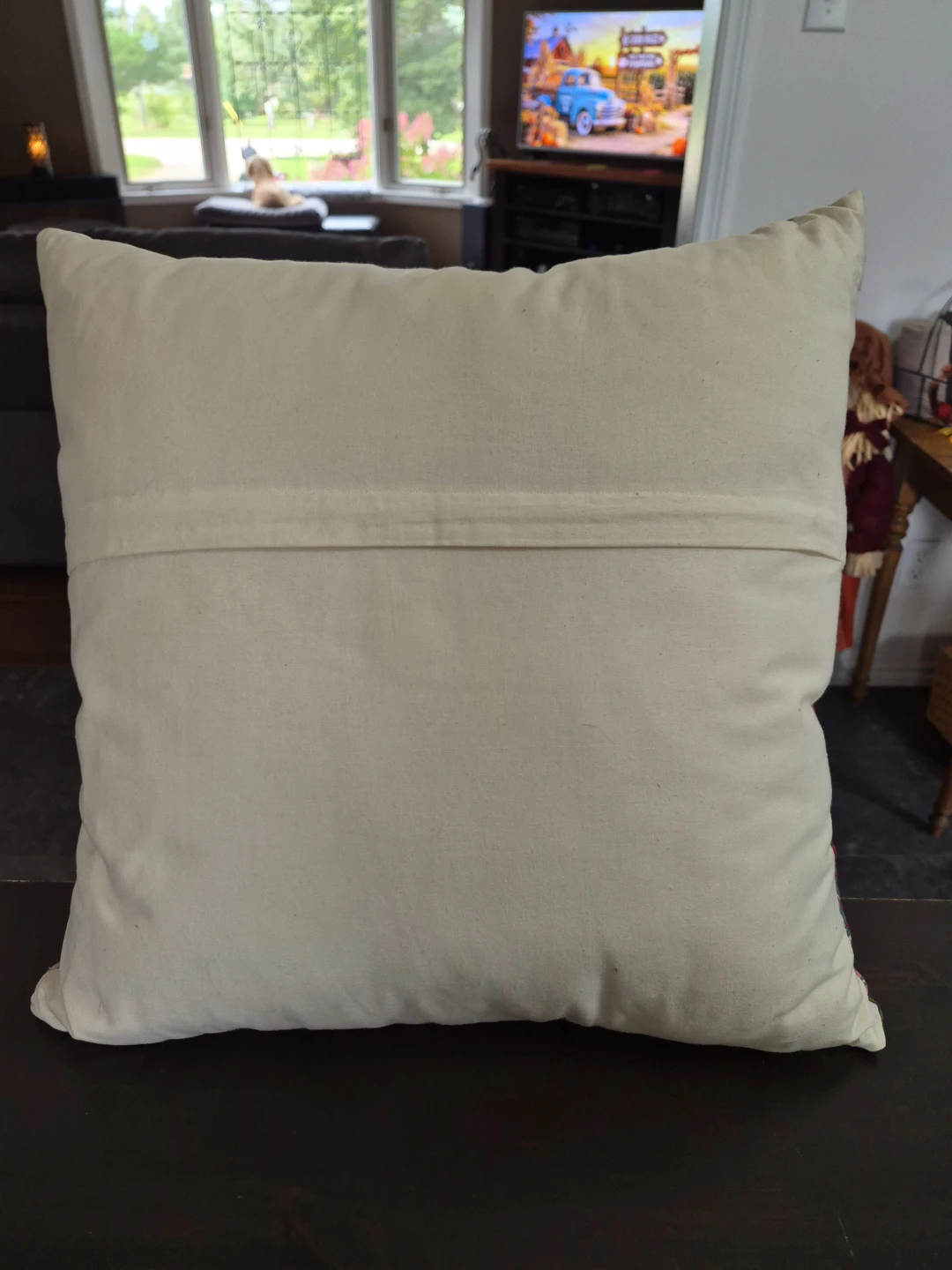 Floral Kantha Pillow🏈 - photo 2