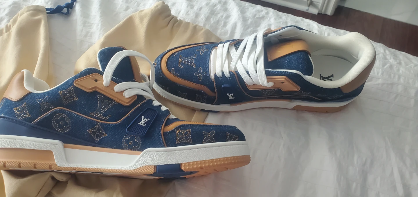 Louis Vuitton LV Trainer Denim Sneakers - photo 2