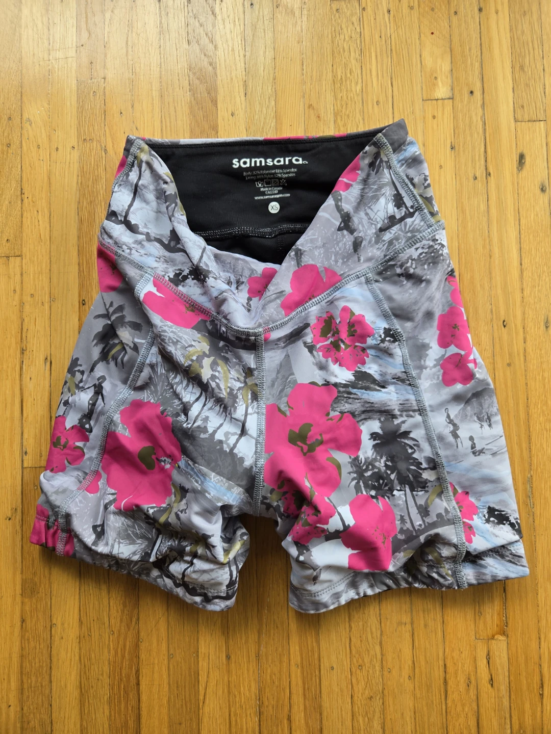 Samsara Floral Print Cycling Shorts XS