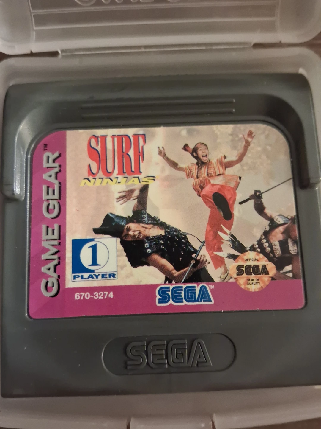Surf Ninjas Game Gear Cartridge
