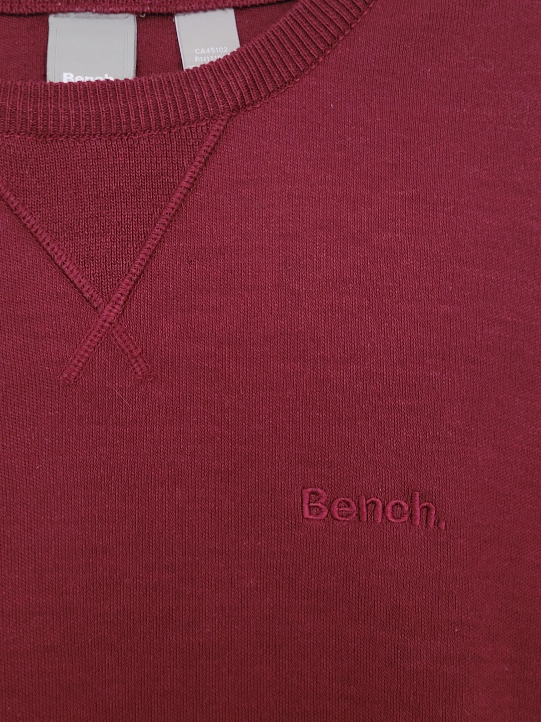 Men's Bench Sweater - Burgundy - photo 3