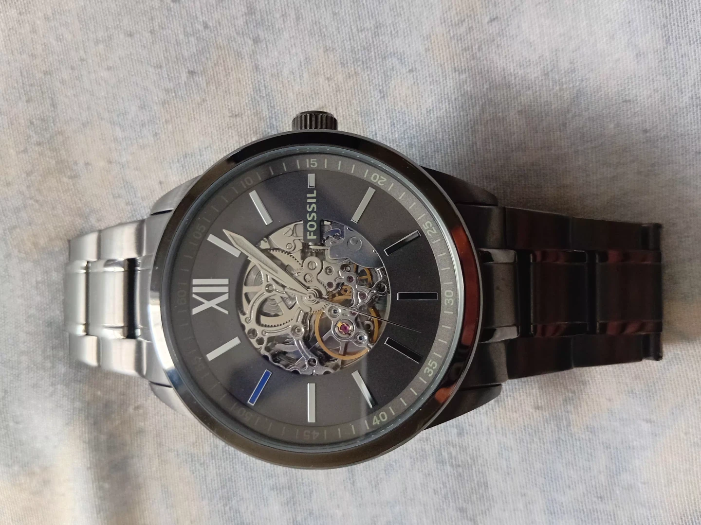 Fossil Flynn Automatic Skeleton Watch (Model BQ2384),
