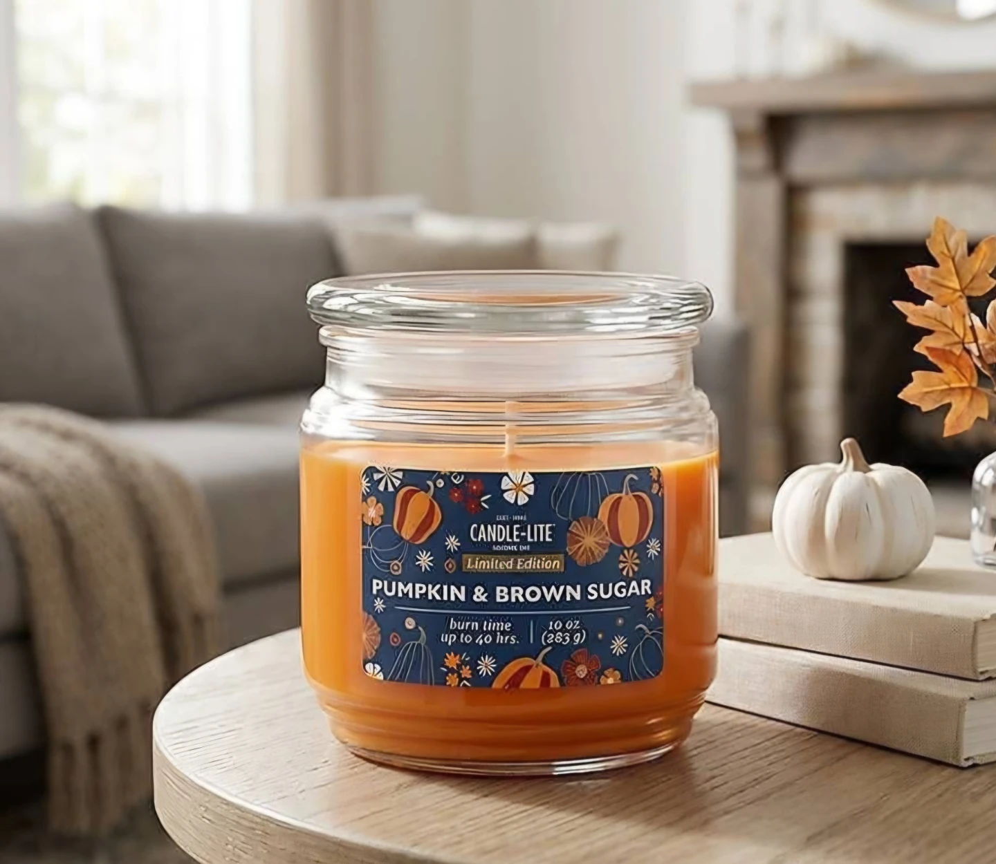 4 pack Candle-Lite Pumpkin & Brown Sugar Candle
