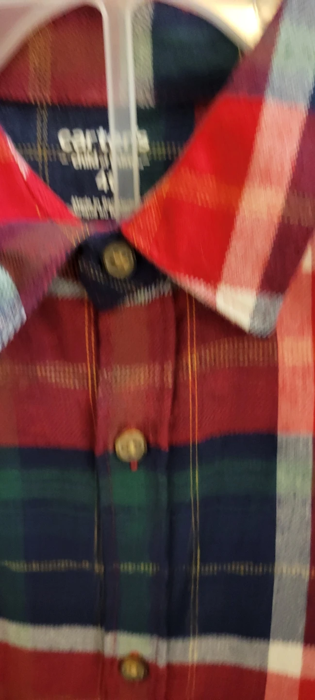 Carter's Child of Mine Plaid Shirt & Pants Set - photo 2