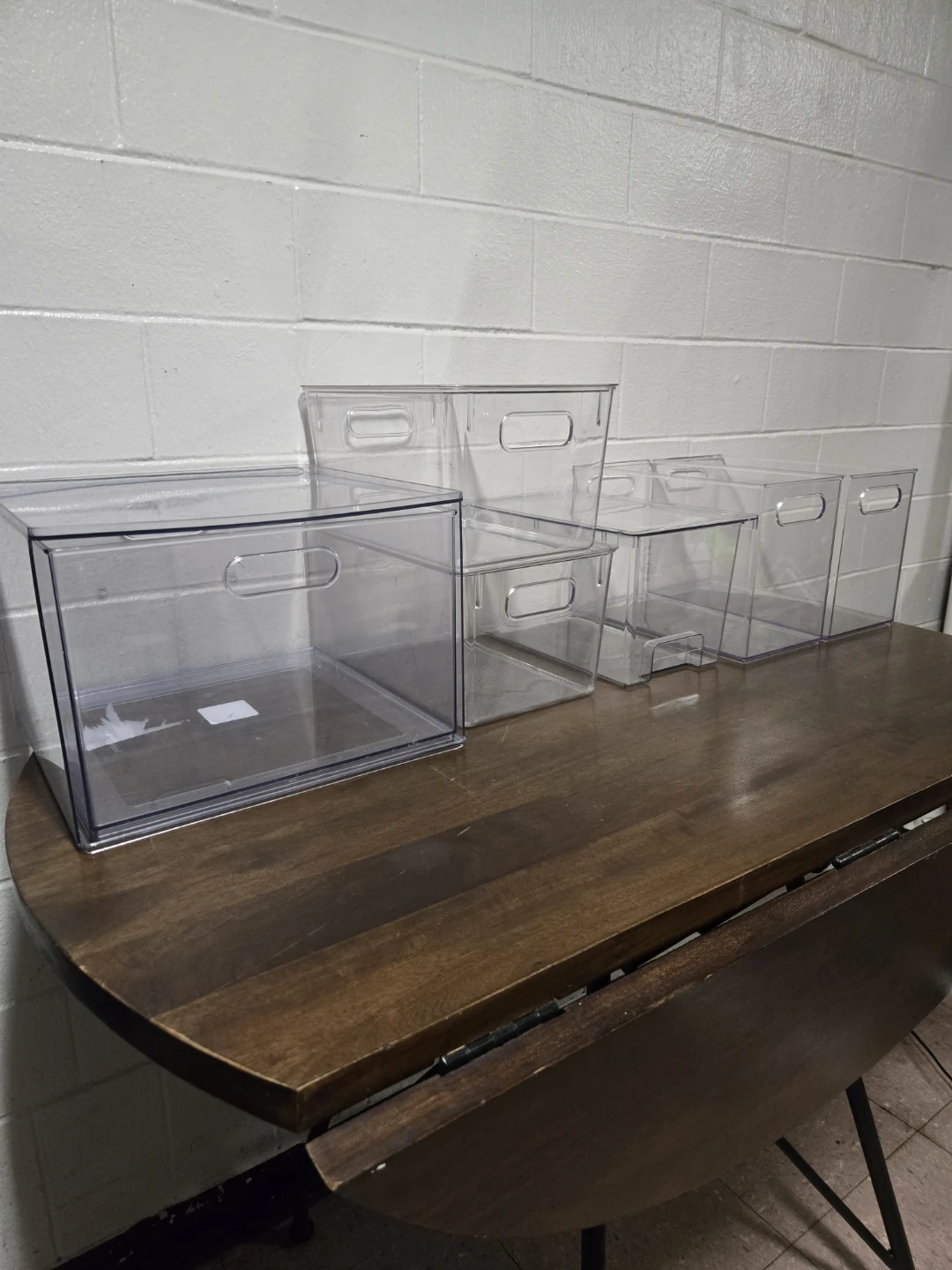 Premium 6-Piece "The Home Edit" Clear Organizer Set (with Lids)