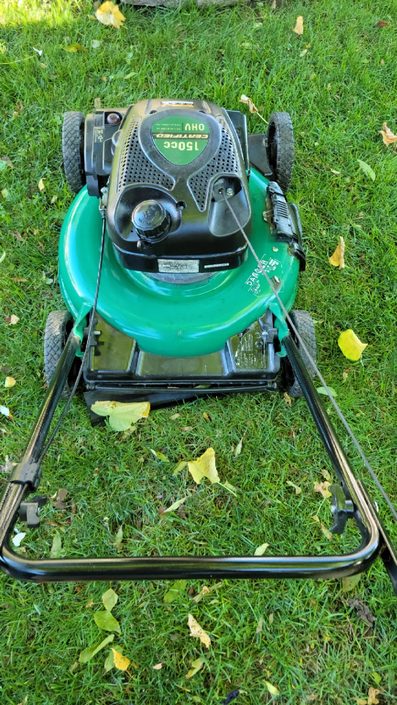 Certified 150cc OHV Gas Lawn Mower like new - photo 2