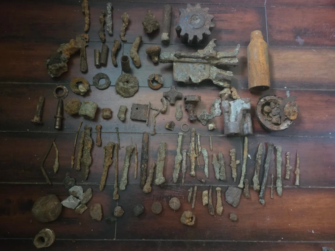 Collection of antique metal findings