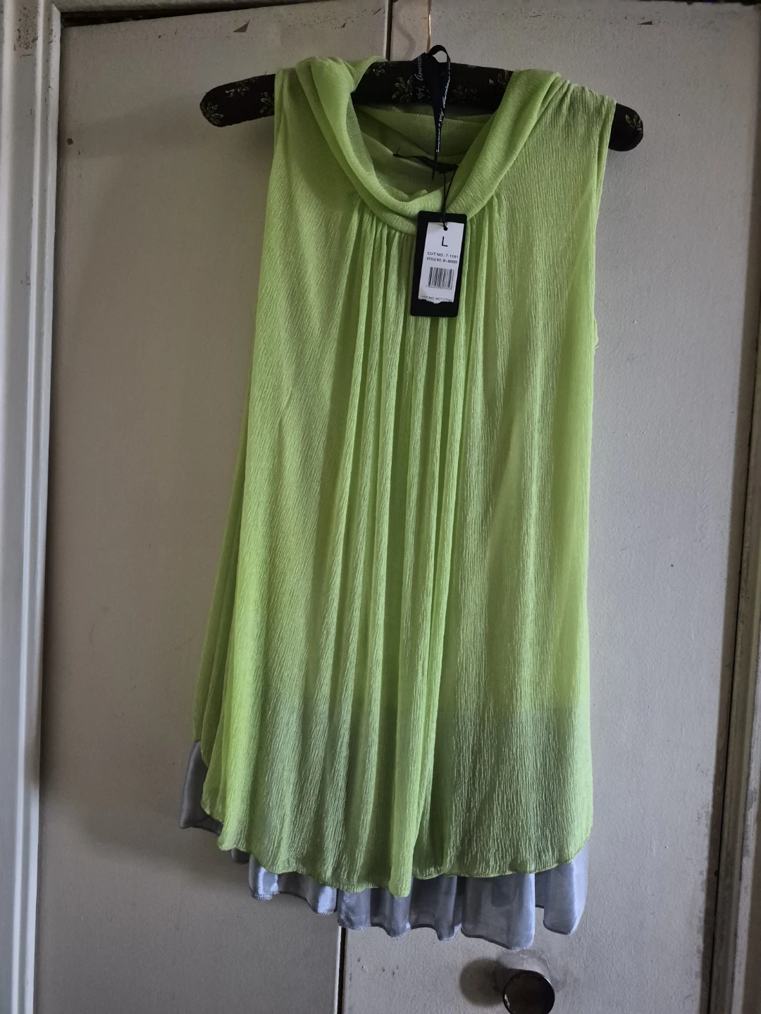 Maccine Lime Green Sleeveless Top