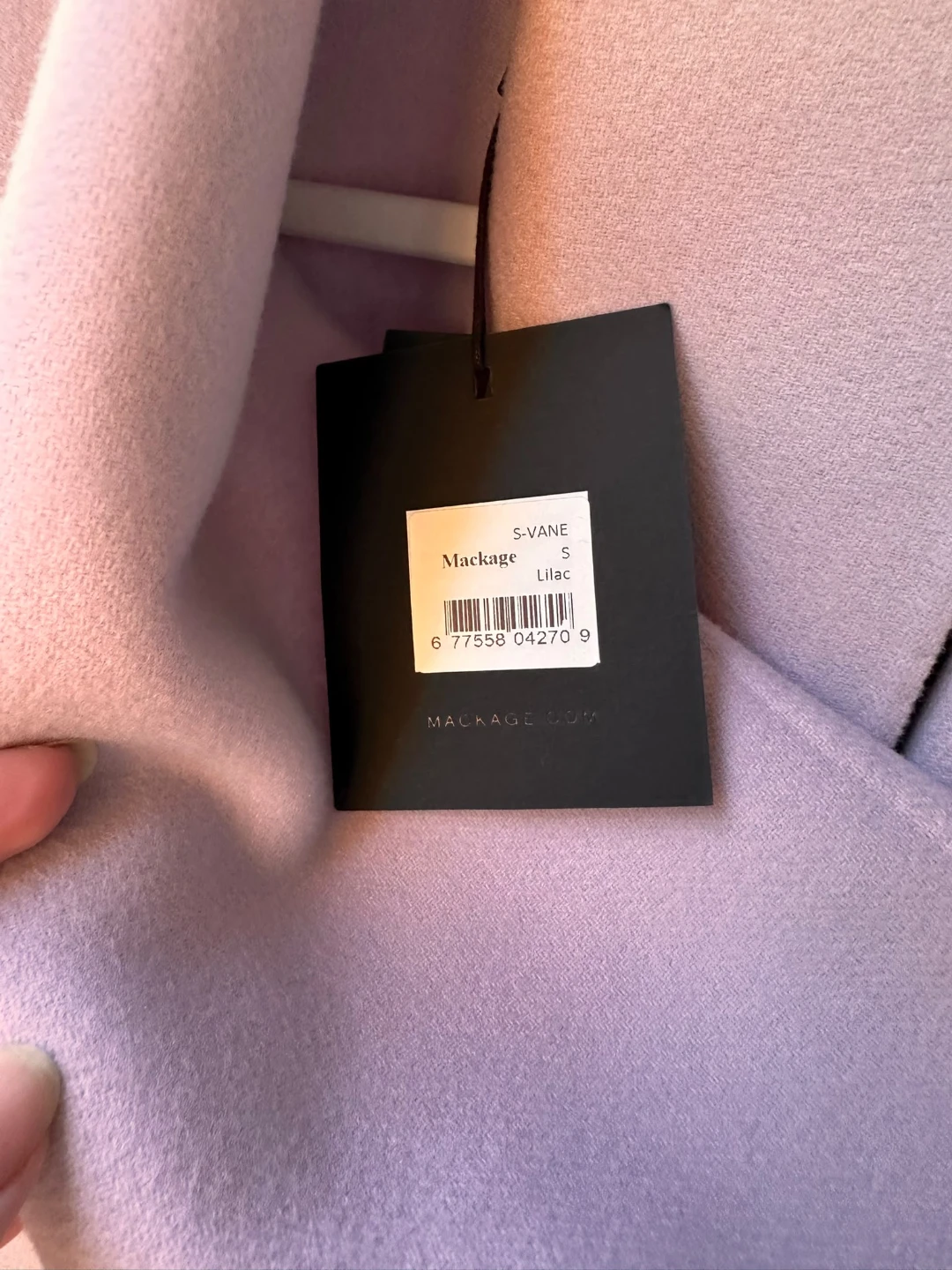 Mackage S-Vane Lilac Wool Coat - photo 2