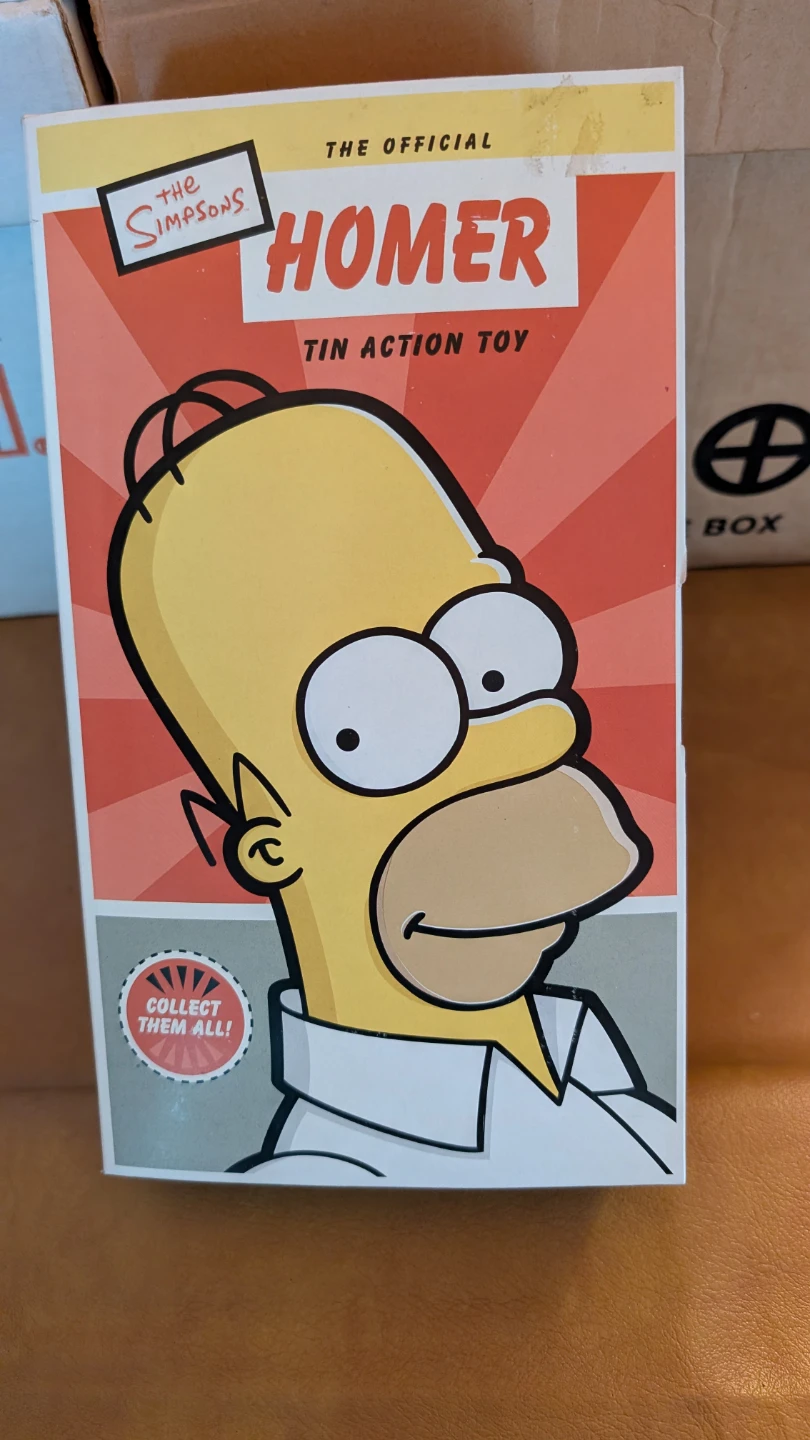 The Simpsons Homer J. Simpson Tin Action Toy - photo 2