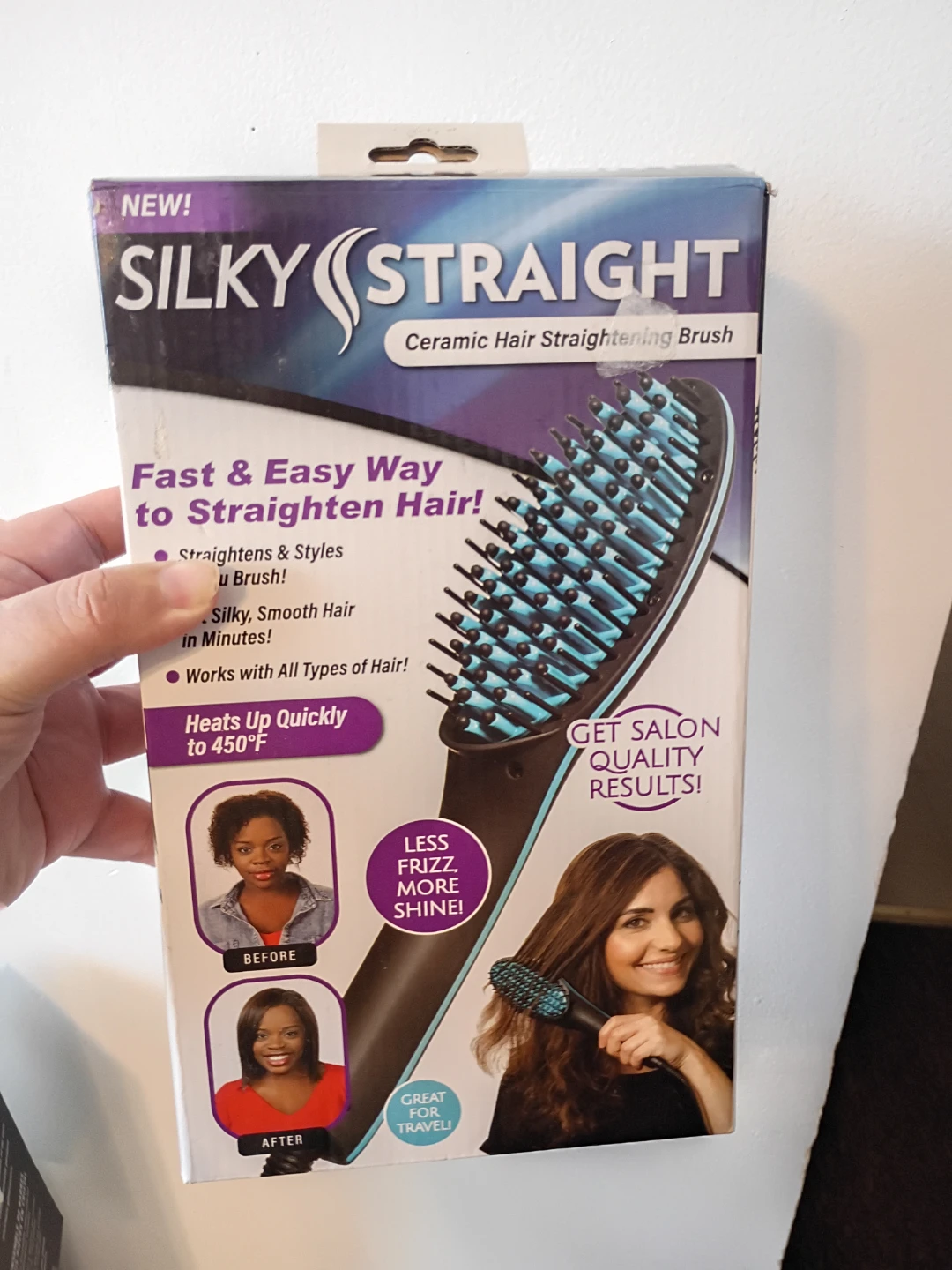 Electric hair straightener