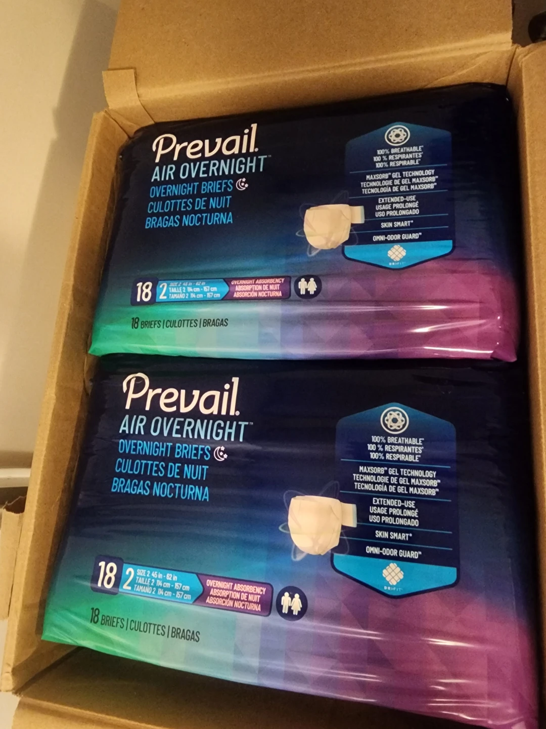 Prevail Air Overnight Briefs Size 2 - photo 2