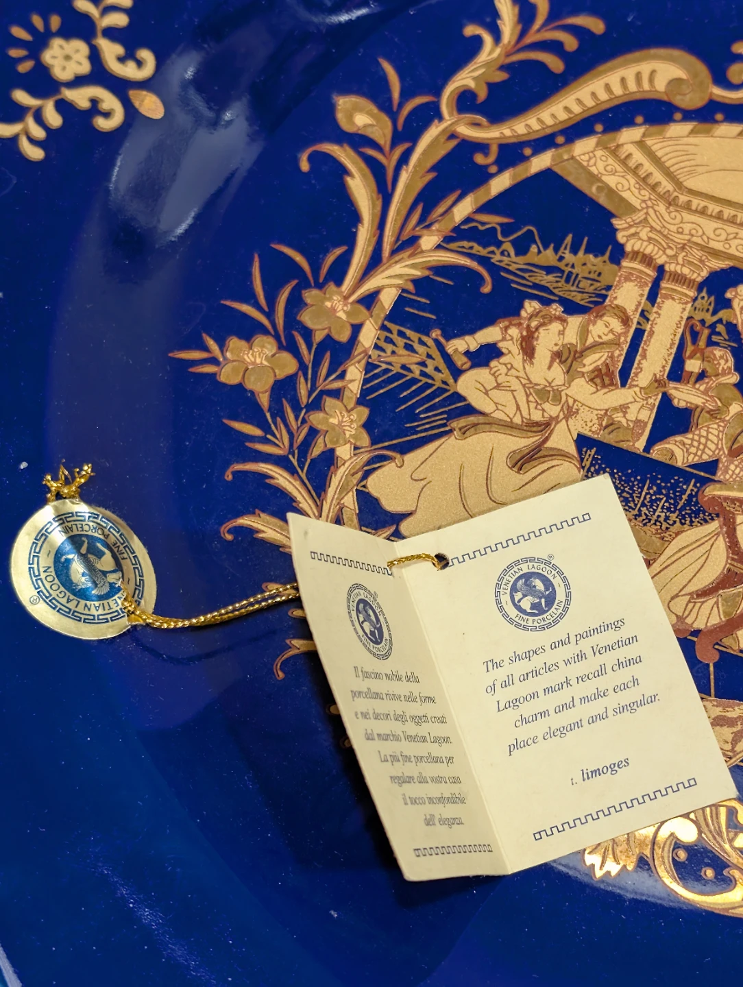Venetion Lagoon Fine Porcelain Plate - photo 4