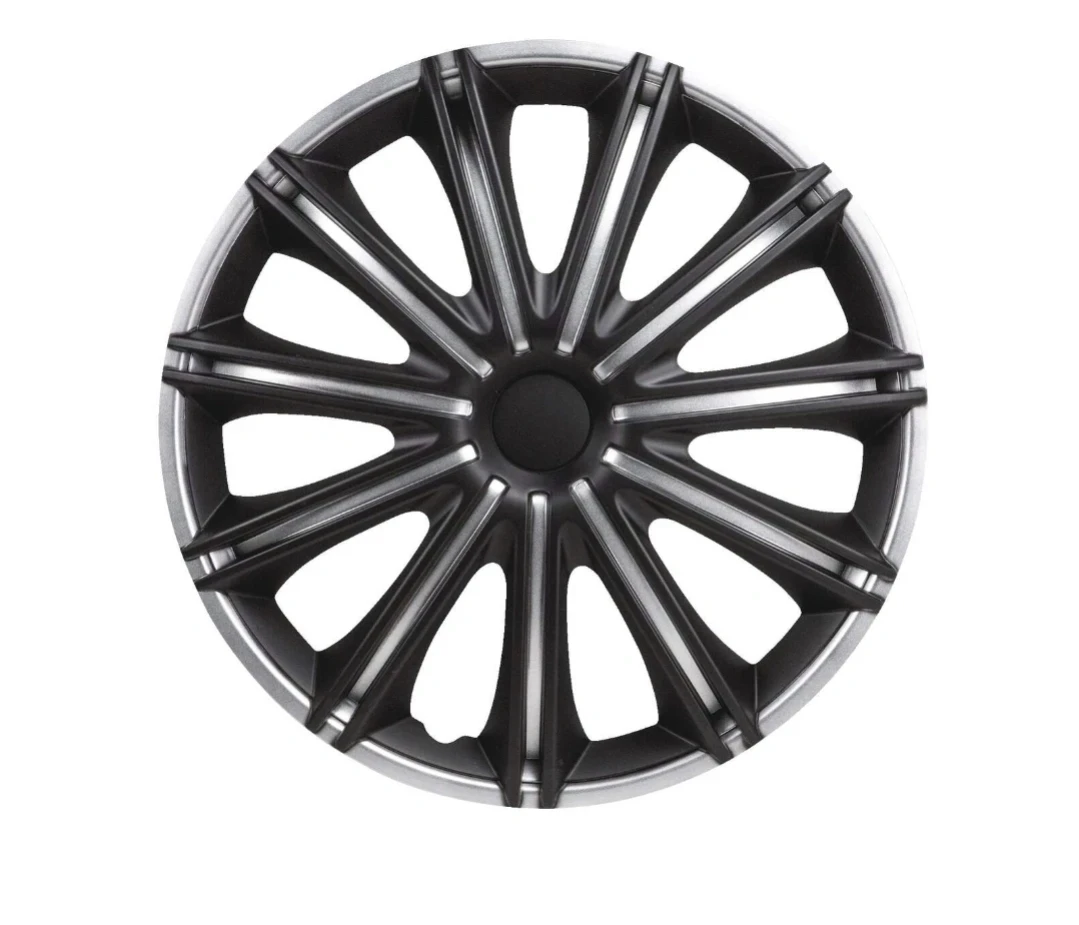Brand New Wheel Cover/Hub Cap, Silver/Black, 18-in, 4-pk - photo 2