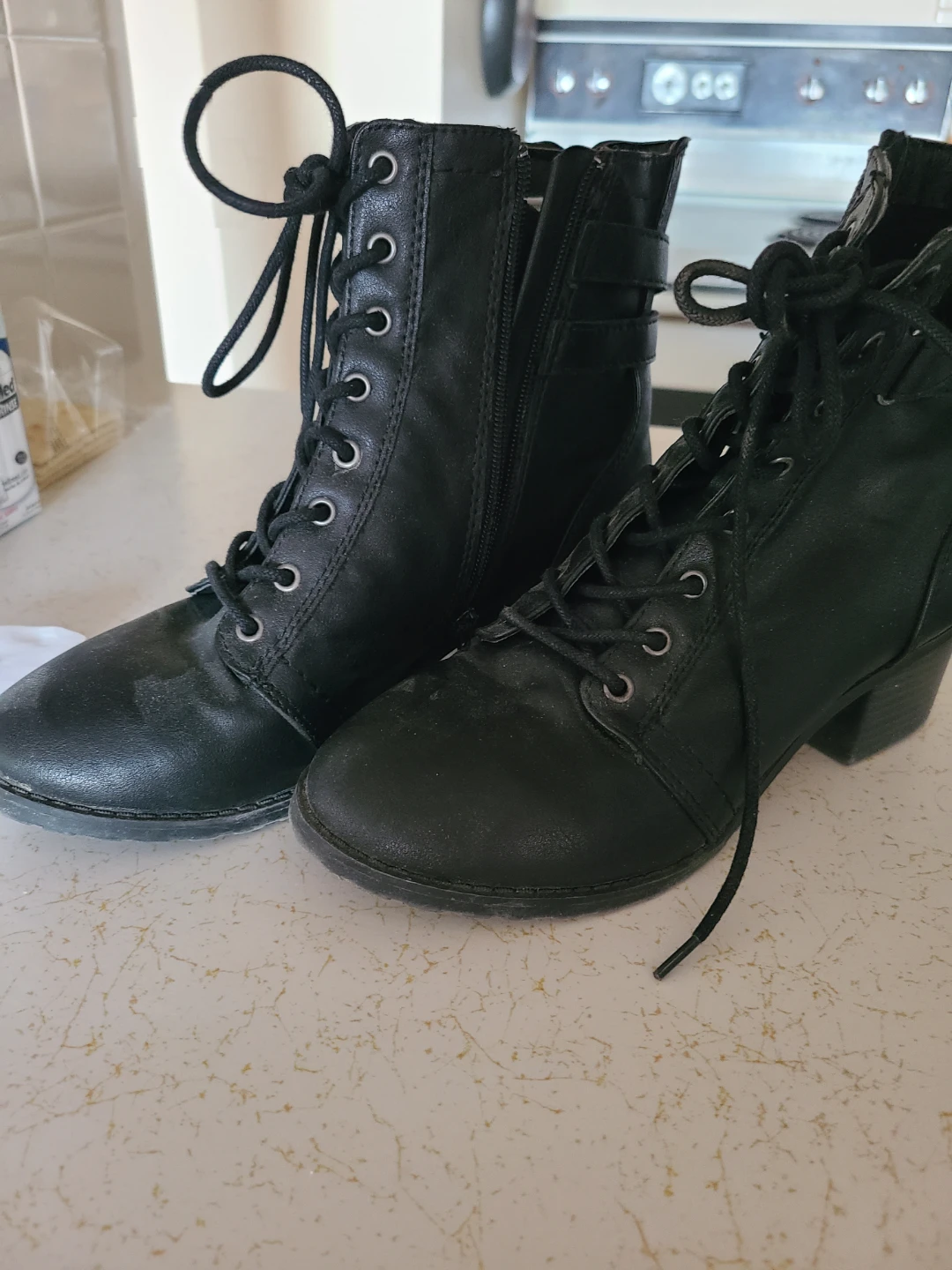 Black ankle boots - photo 2