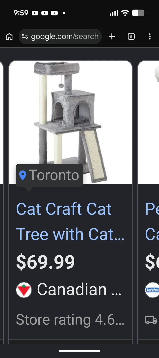 Cat Tree, Large Bed, Litter Box and Sisal Mat - photo 3