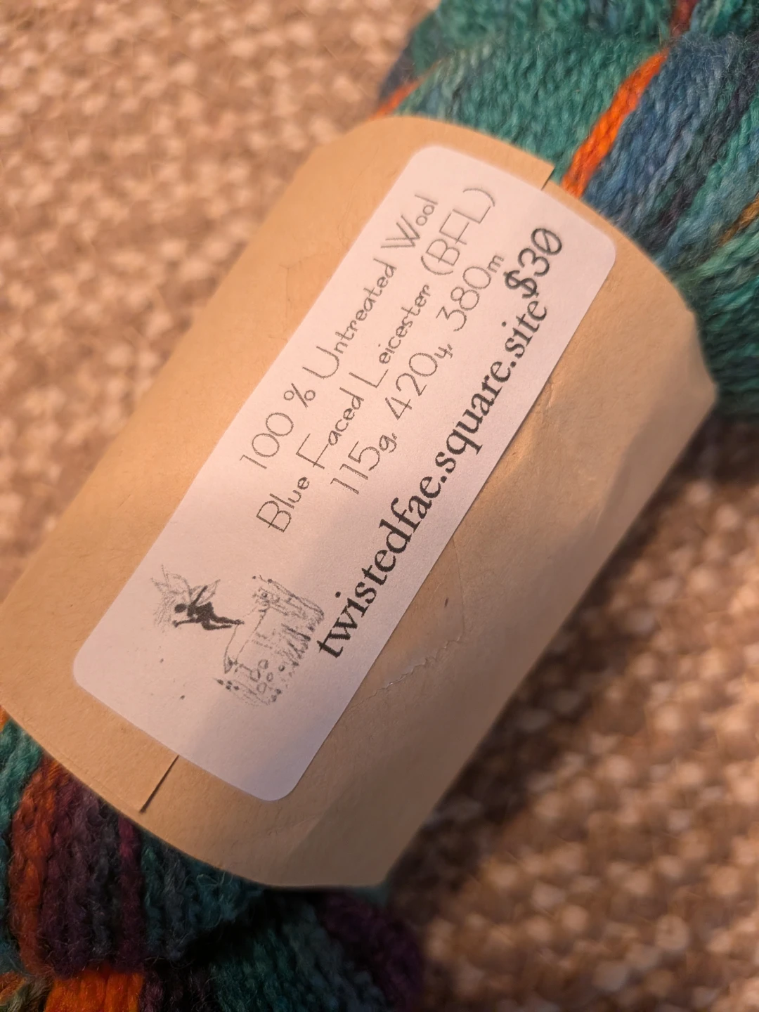 Twisted Fae Fibre Works BFL Wool Yarn - photo 5