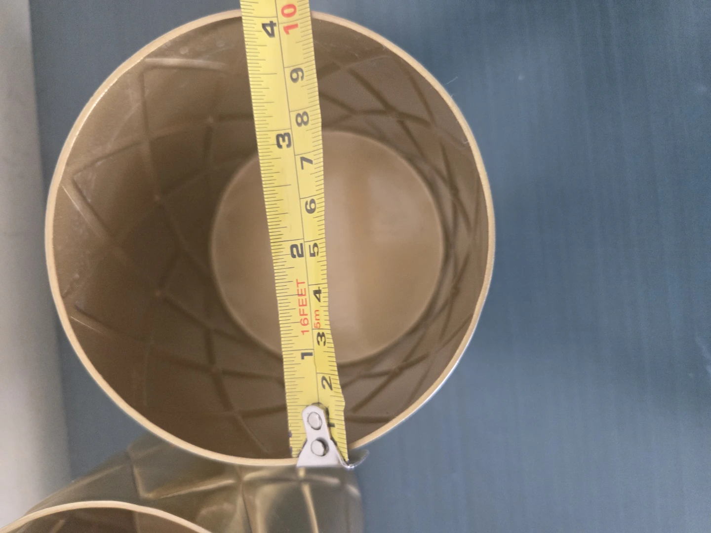 IKEA Gold Plant Pots x 2 - photo 5