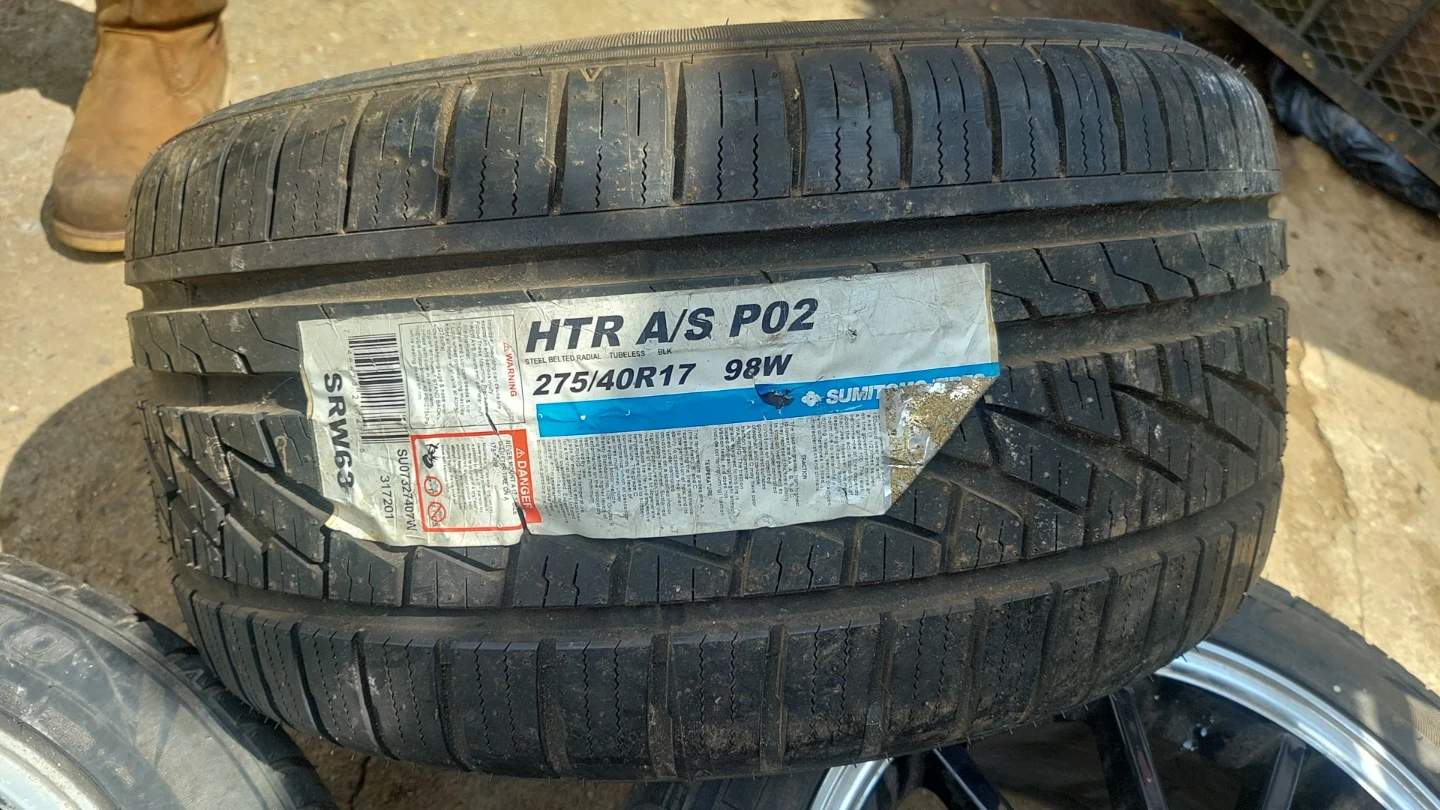 New Tires 245/40 R17 Sumitomo HTR A/S P02 98W Lexus GS LS IS ES
