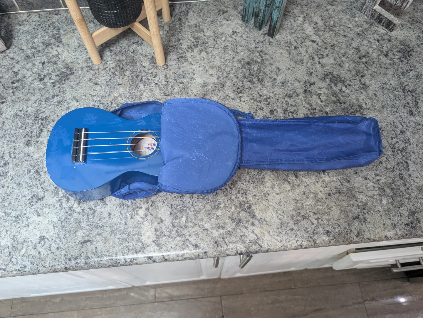 Ukulele Kids Blue Beginner Ukulele with Case - photo 4