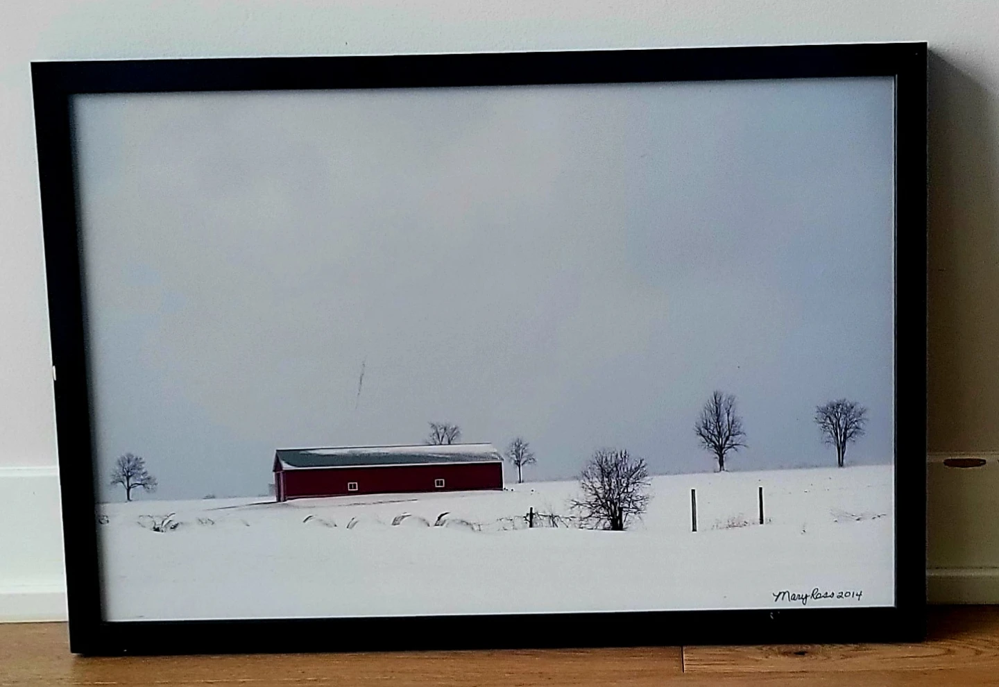 Framed Winter Landscape Print by Mary Ross - photo 5