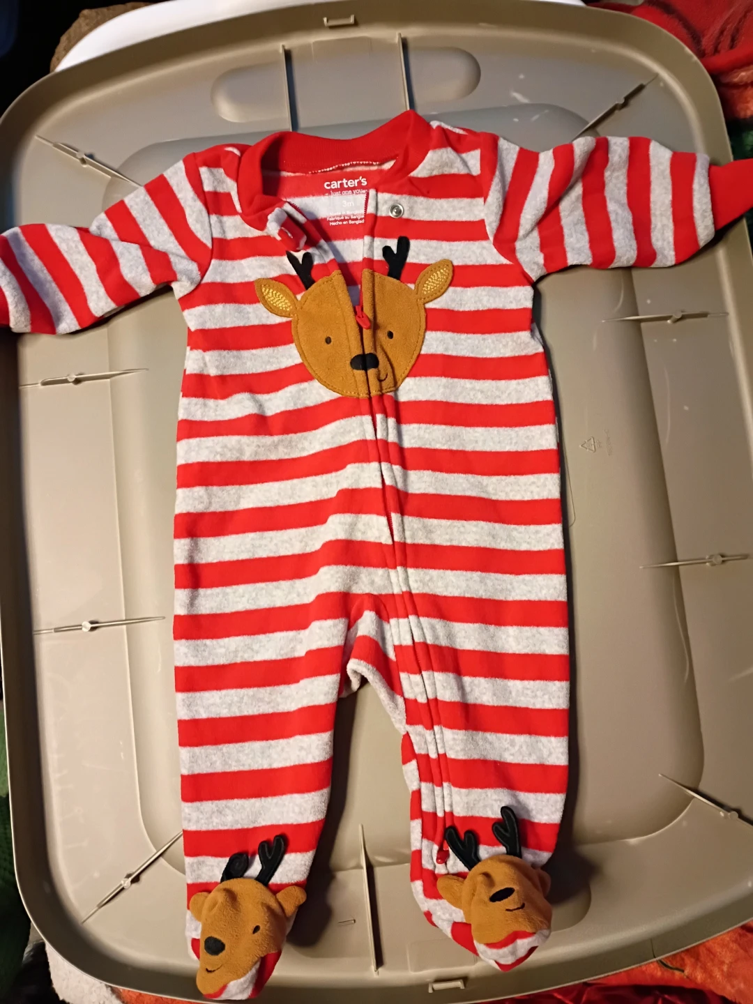 3-Piece Carter's Baby Christmas Outfit Set - photo 3