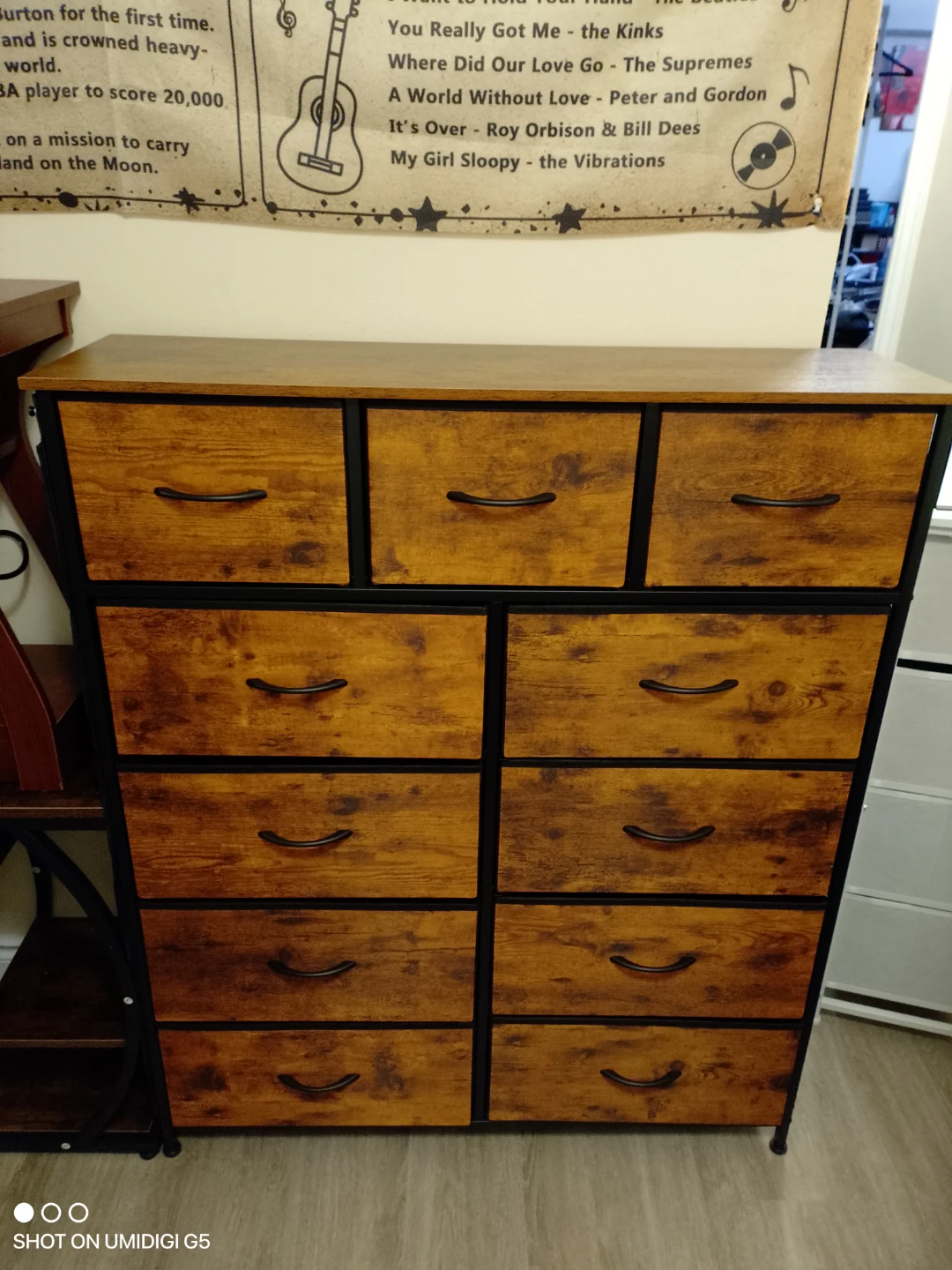 11-Drawer Fabric and Wood Dresser - photo 4