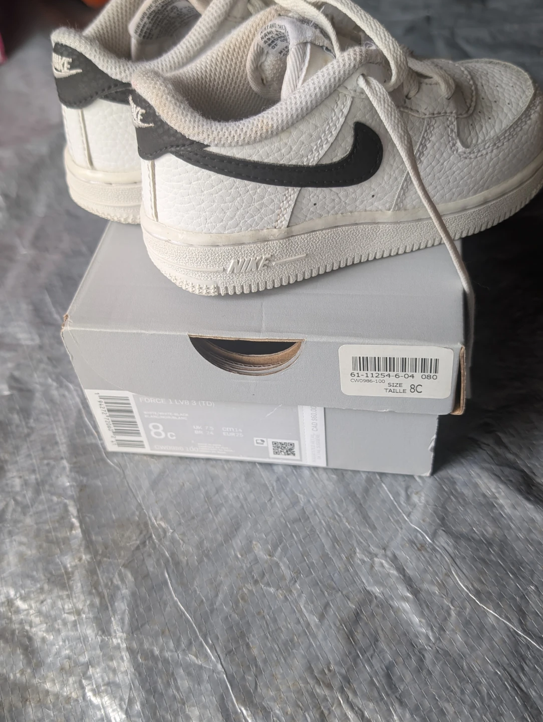 Nike Force 1 LV8 3 Toddler Shoes Size 8C