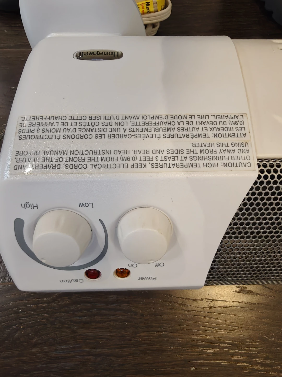 Honeywell Low Profile Silent Comfort Heater (Model HZ-515) - photo 3