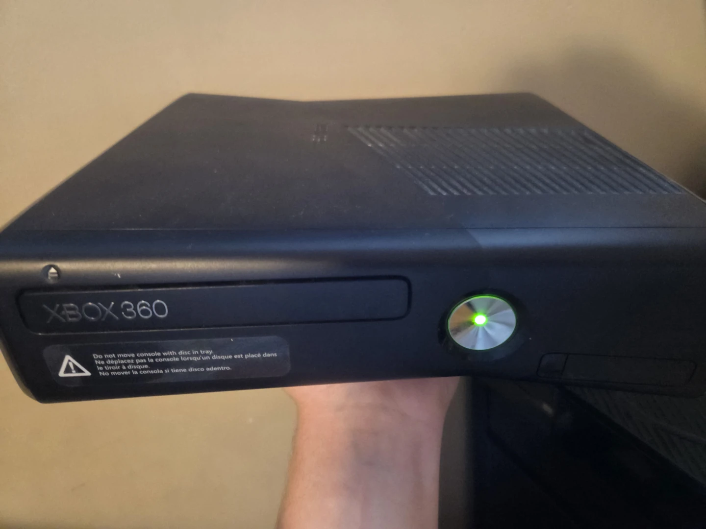 Xbox 360 S Console with Controller and Power Brick