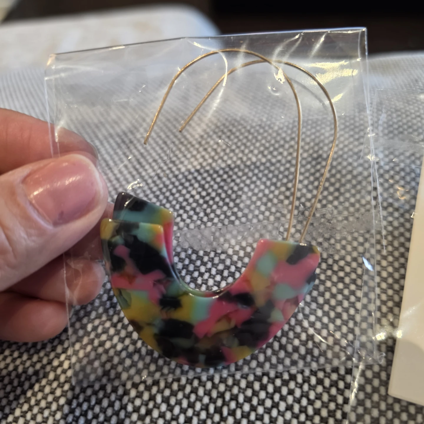 Fashion Acrylic Jewelry Earrings Set - photo 2