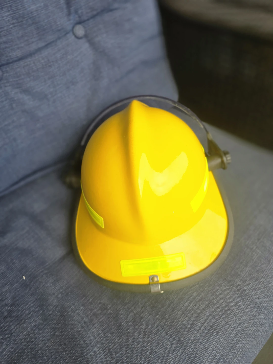 Yellow Professional Firefighter  Safety Helmet - photo 3