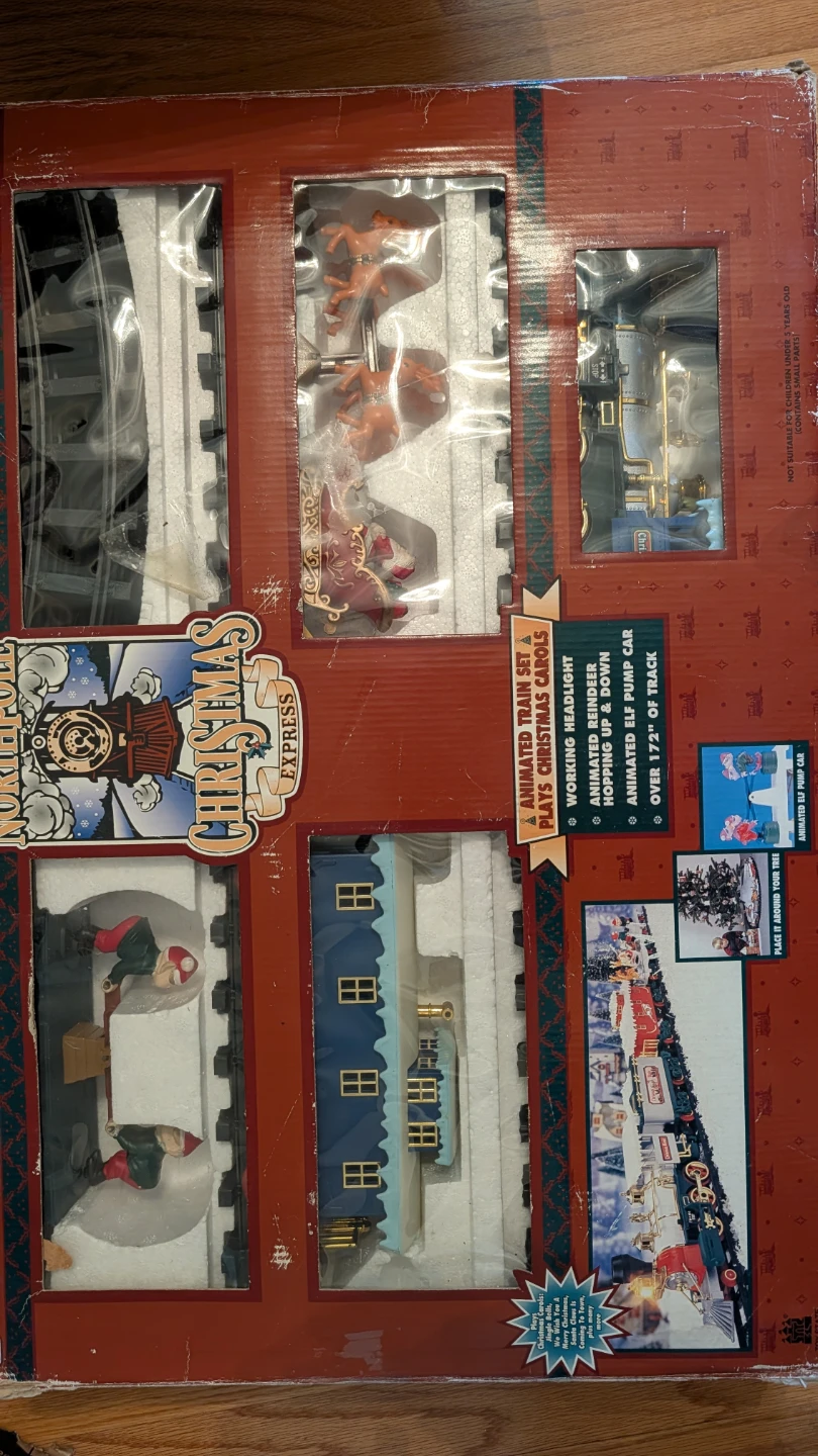North Pole Christmas Express Animated Train Set
