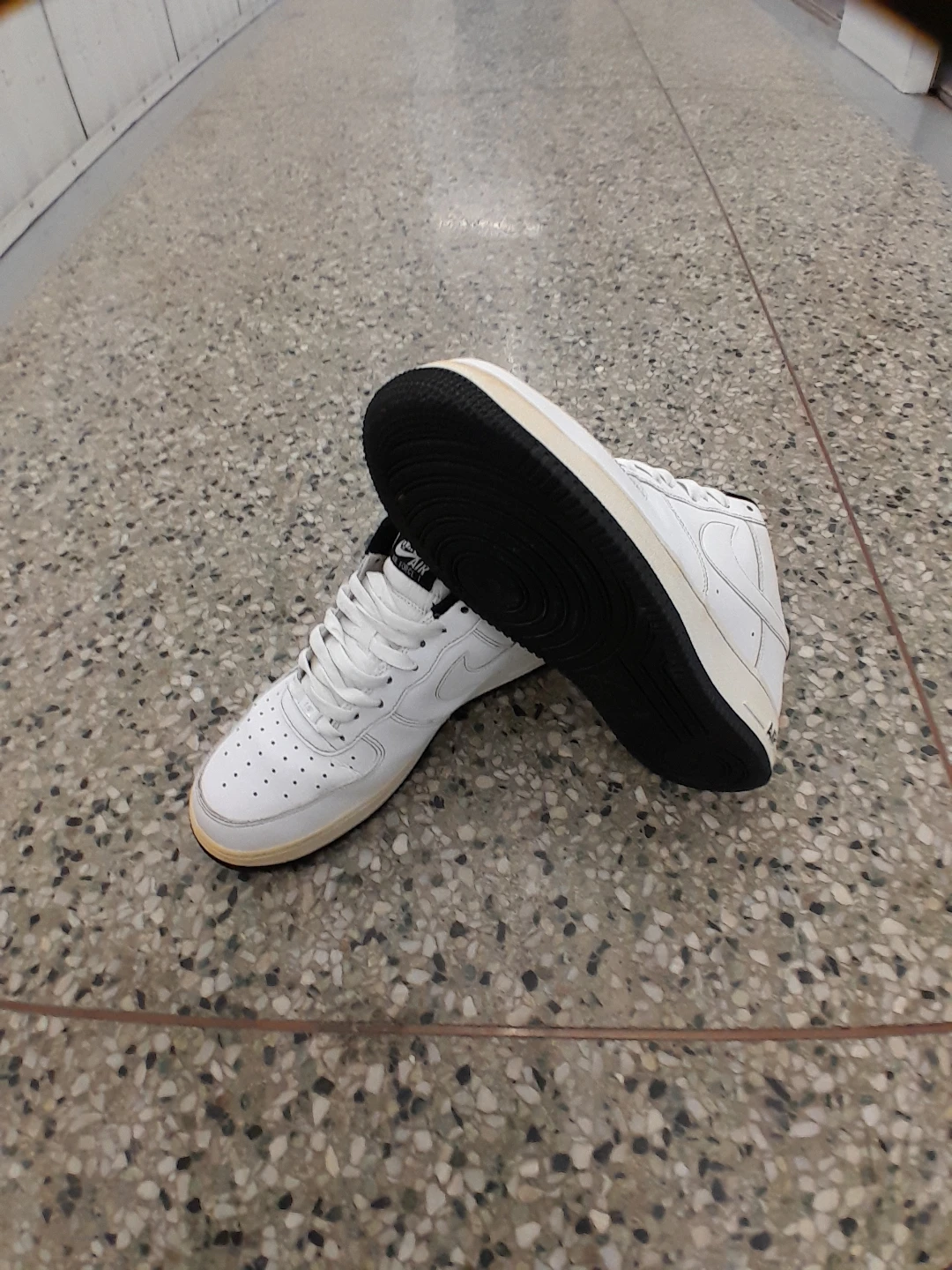 Nike Air Force 1 Low White Sneakers Men's Size 10 - photo 2