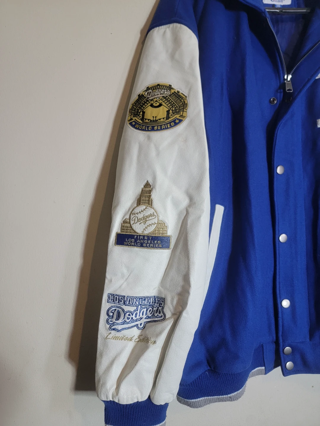Los Angeles Dodgers World Series Champions Varsity Jacket - photo 4
