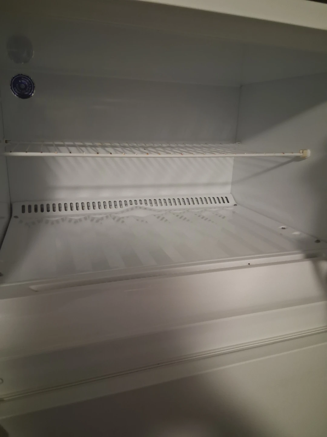 GE White Top-Freezer Refrigerator and Polar Water Dispenser