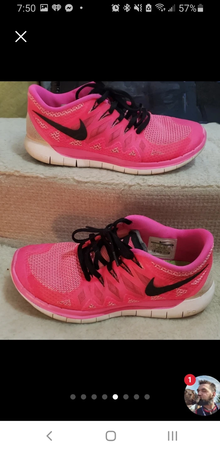 Nike Free 5.0 Running Shoes - Pink - photo 2