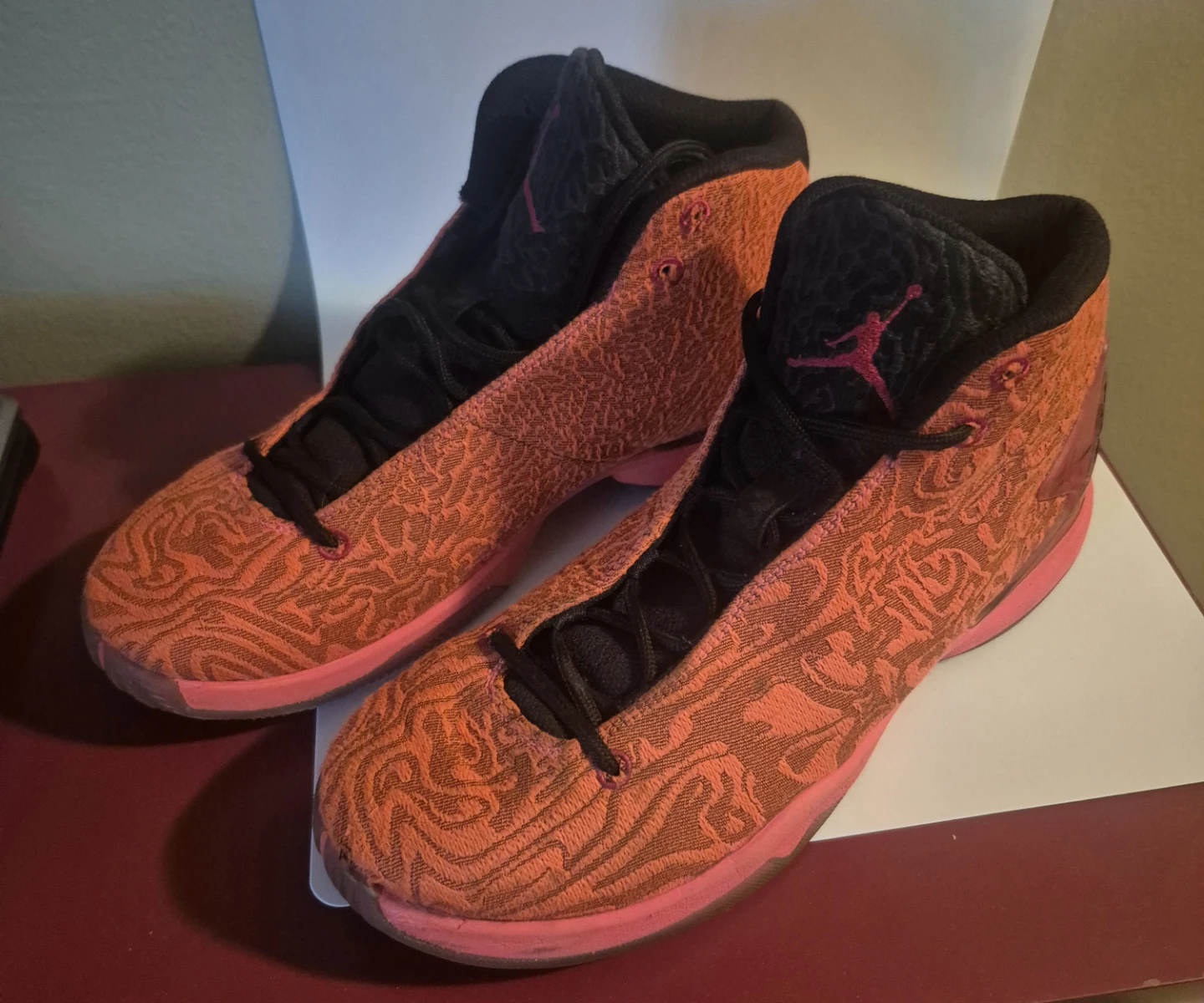 Air Jordans. Super Fly 4. JCRD gym red 2017 - photo 2