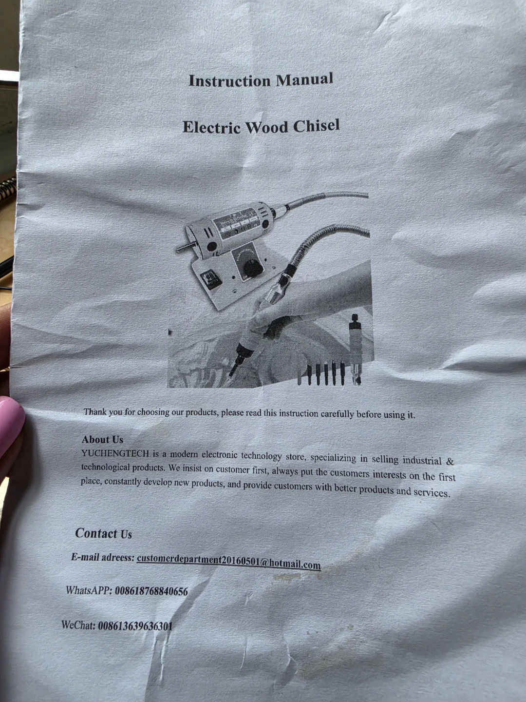 Electric Wood Chisel - photo 2