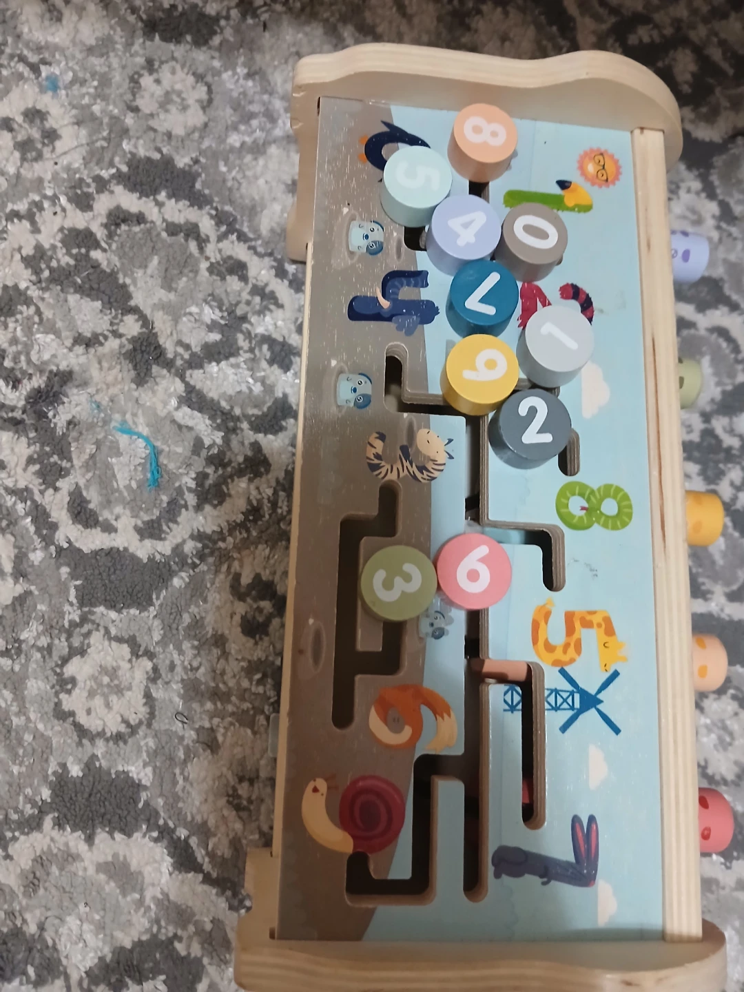Wooden Number Maze Educational Toy🏈
