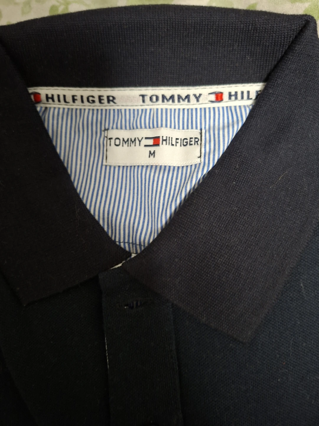 Tommy Hilfiger Men's Polo Shirt - Navy, Size M