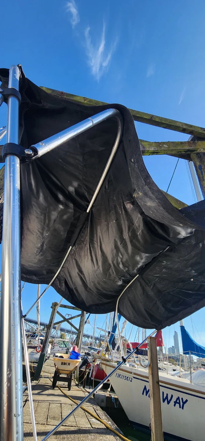 Boat Bimini Top Black - photo 2