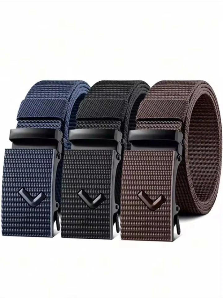 Men's Nylon Web Belt with Automatic Buckle - photo 4