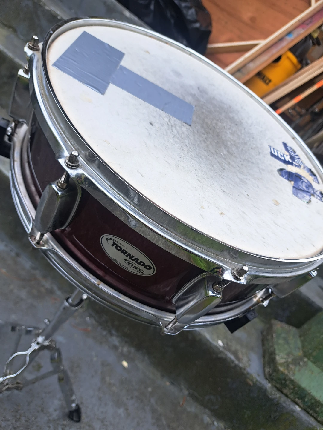 ☆☆ tom/ snare drum- w/ stand~~ by mapex