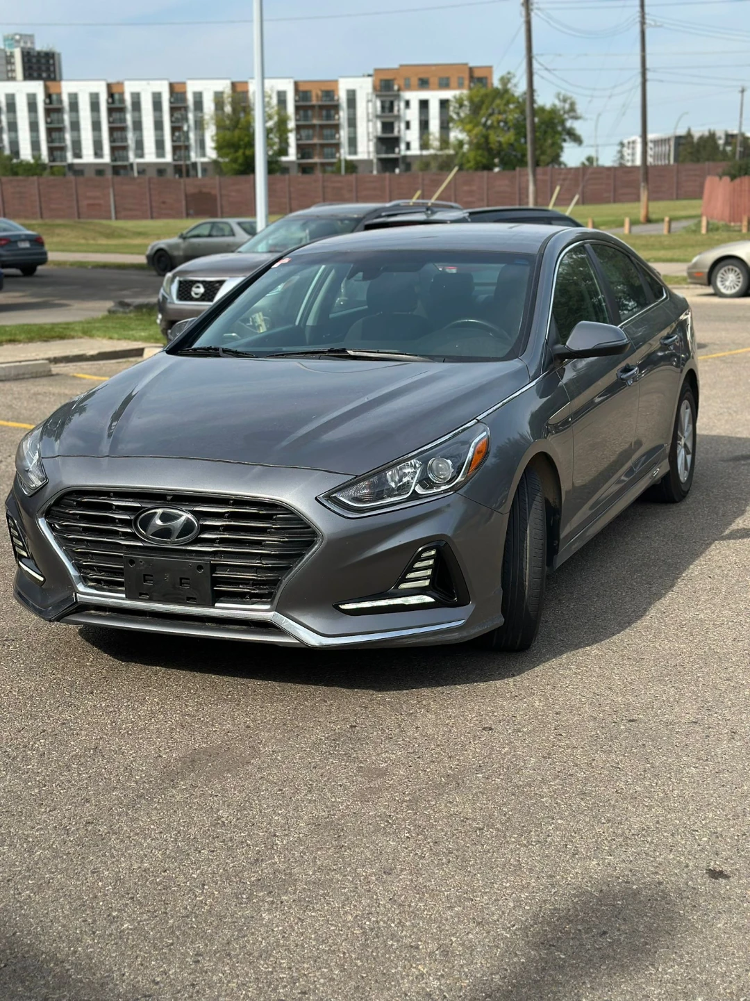 Grey Hyundai Sonata Sedan - photo 2